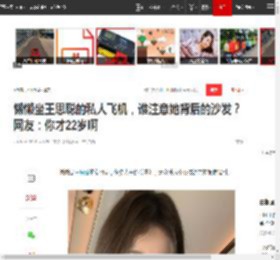懒懒坐王思聪的私人飞机，谁注意她背后的沙发？网友：你才22岁啊|慎婕|头等舱_网易订阅